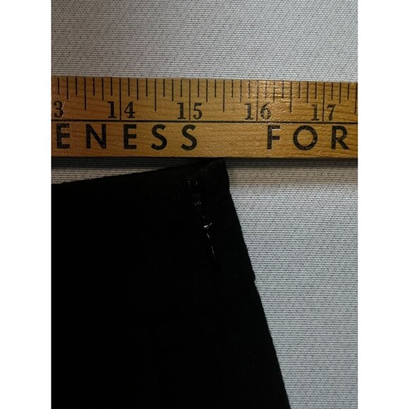 Eddie Bauer Women's Wool Straight & Pencil Skirt Mercer Fit Size 4 Black Stretch - Picture 10 of 11